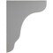 Ekena Millwork 1 3/4"W x 8 1/2"D x 11"H Plymouth Wood Vintage Decor Bracket, Pebble Grey BKTWD02X09X11PLPG - alternate 2
